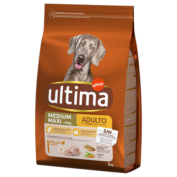 Ultima Medium / Maxi Adult Chicken & Rice - 6 kg (2 x 3 kg)