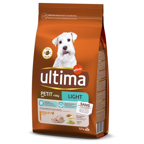 Ultima Mini Adult Light kylling - 3 kg (2 x 1