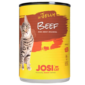 JosiCat våtfôr i gelè12 x 400 g - Okse