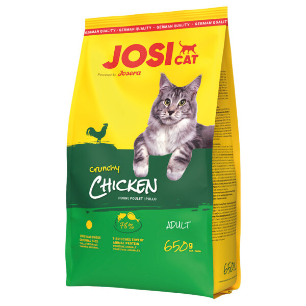 Josera JosiCat Crunchy Chicken - sprø kylling - 650 g