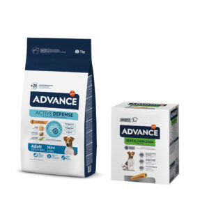 7 kg Advance Mini + 360 g Dental Mini Sticks gratis! - Mini Adult