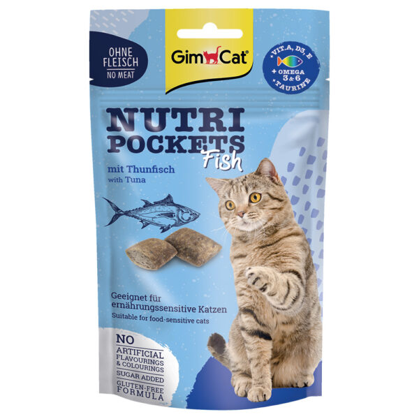 GimCat Nutri Pockets Fish - med tunfisk (60 g)