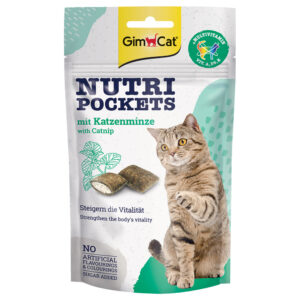 GimCat Nutri Pockets kattemynte - 60 g