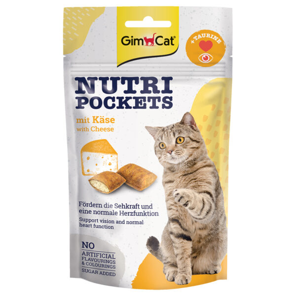 GimCat Nutri Pockets ost - 6 x 60 g