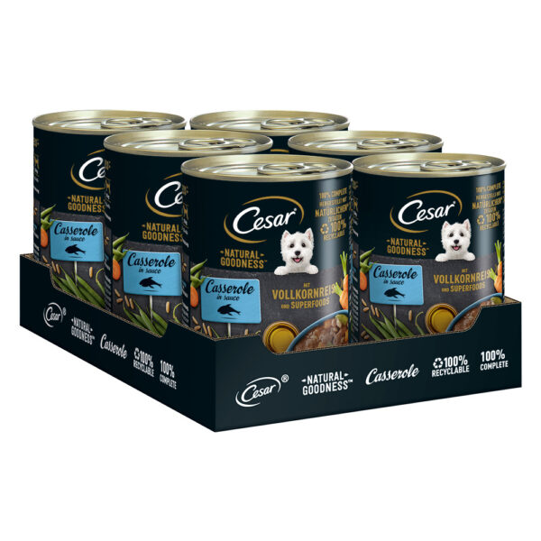 Cesar Natural Goodness - Fisk & Superfoods (12 x 400 g)