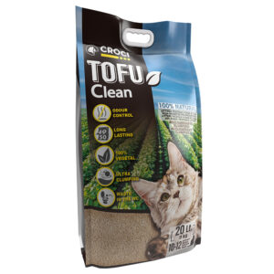 Croci Tofu Clean kattesand - 2 x 20 l (ca. 18 kg)