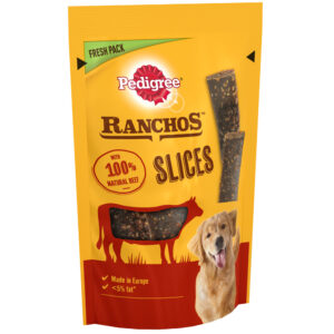 Pedigree Ranchos Slices hundesnacks 60 g - 8 x 60 g Okse