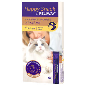 Feliway Happy Snack med kylling - 6 Sticks (ca. 90 g)