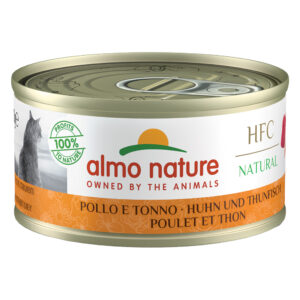 Almo Nature HFC Natural 6 x 70 g - Kylling & Tunfisk