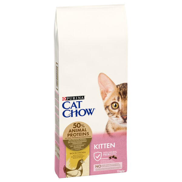 Cat Chow Kitten med kylling - 15 kg