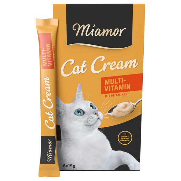 Miamor Cat Snack Multivitaminkrem - 6 x 15 g