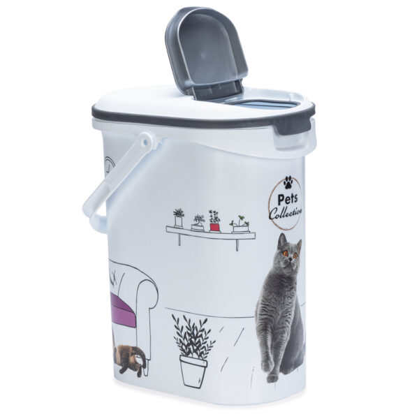 Curver tørrfôrbeholder katt - Bolig-Design: opptil 4 kg tørrfôr (10 Liter)