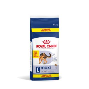 1 kg / 3 kg gratis! Royal Canin Size i ny bonusbag - Maxi Adult (15 kg + 3 kg gratis!)