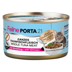 Feline Porta 21 kattemat - 6 x 90 g - Tunfisk med brisling