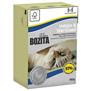 Bozita Feline Tetrapakning 1 x 190 g - Indoor & Sterilised