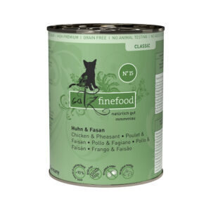 Økonomipakke catz finefood bokser 12 x 400 g - Kylling & Fasan