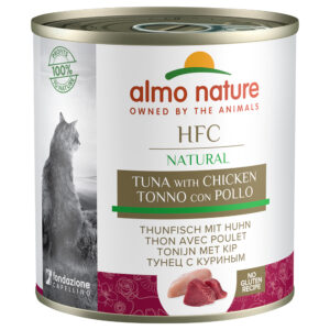 Sparepakke Almo Nature HFC Natural 24 x 280 g - Tunfisk & Kylling