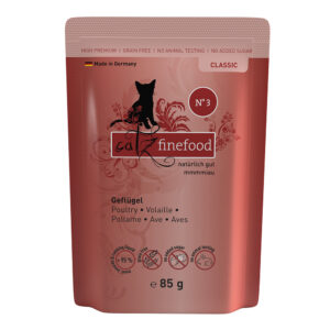 catz finefood porsjonsposer 8 x 85 g - Fjærkre