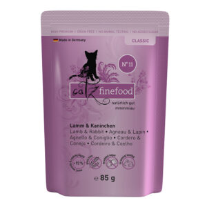 Økonomipakke catz finefood porsjonsposer 16 x 85 g - Lam & Kanin