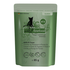 catz finefood porsjonsposer 8 x 85 g - Kylling & Fasan