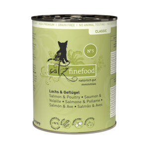 catz finefood bokser 6 x 400 g - Laks & Fjærkre