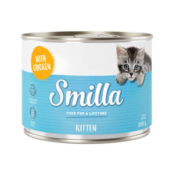 Smilla Kitten 6 x 200 g - Kylling