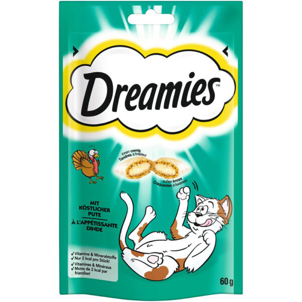 Dreamies kattesnacks - Kalkun (60 g)