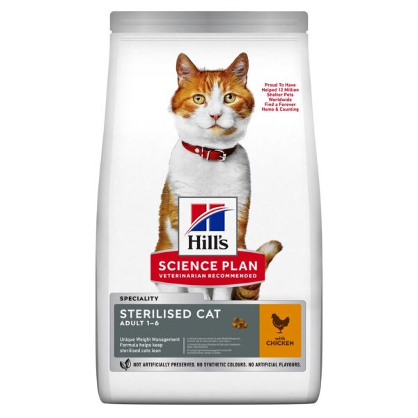 Hill's Science Plan Young Adult Sterilised Kylling - 15 kg