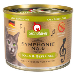 Økonomipakke GranataPet Symphonie 12 x 200 g - Kalv & Fjærkre