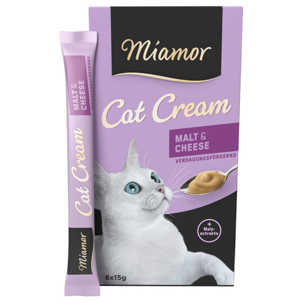 Miamor Cat Snack Maltkrem & Ost - 24 x 15 g