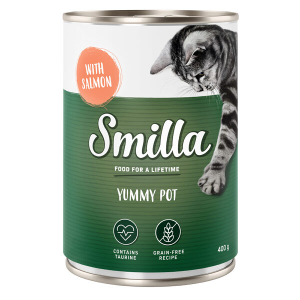 Økonomipakke: Smilla Yummy Pot 40 x 400 g - Laks