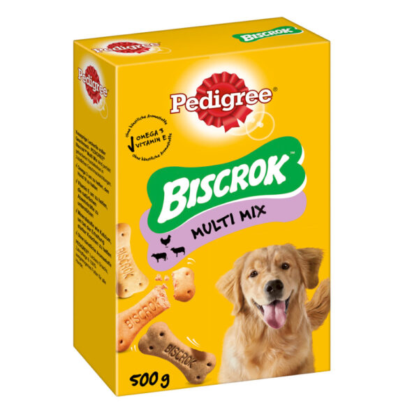 Pedigree Biscrok i 3 lekre smaksvarianter - 500g