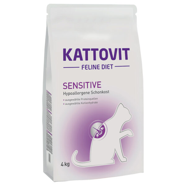 Økonomipakke Kattovit 2 x 4 kg - Sensitive