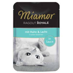 Miamor Ragout Royale i saus 22 x 100 g - Kylling & laks