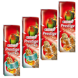 Blandet pakke Versele-Laga Prestige Sticks Parakitter - 4 x 2 Sticks (560g)