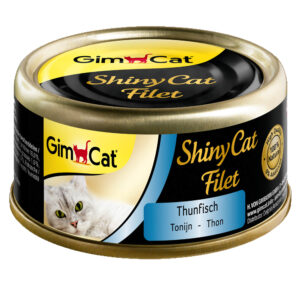 GimCat ShinyCat filèt 6 x 70 g - Tunfisk