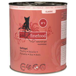 catz finefood bokser 6 x 800 g - Fjærkre