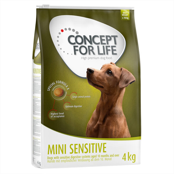 Til spesialpris! Concept for Life økonomipakke - Mini Sensitive Adult (2 x 4 kg)