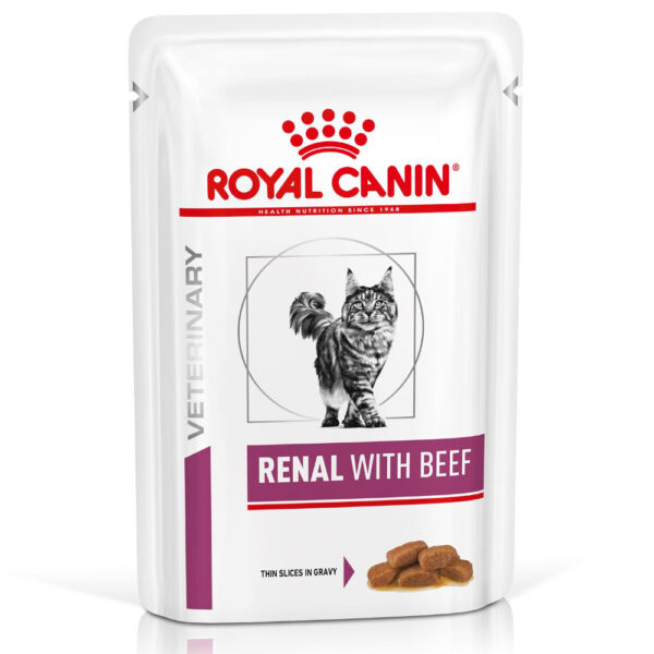 Økonomipakke Royal Canin Veterinary Diet 24 x 100 g / 85 g - Renal storfekjøtt (24 x 85 g)