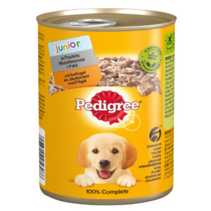 Pedigree Junior Classic 12 x 400 g - Fjærkre & ris