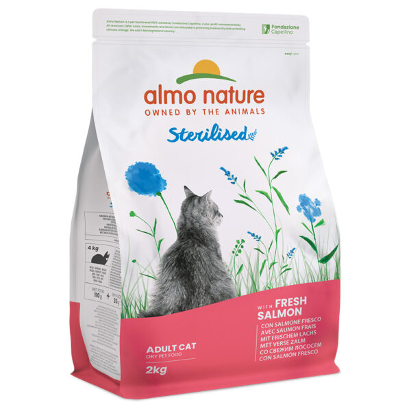 Almo Nature Holistic Sterilised laks & ris - 2 kg