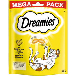 Dreamies kattesnacks Big Pack - Økonomipakke: Ost (6 x 180 g)