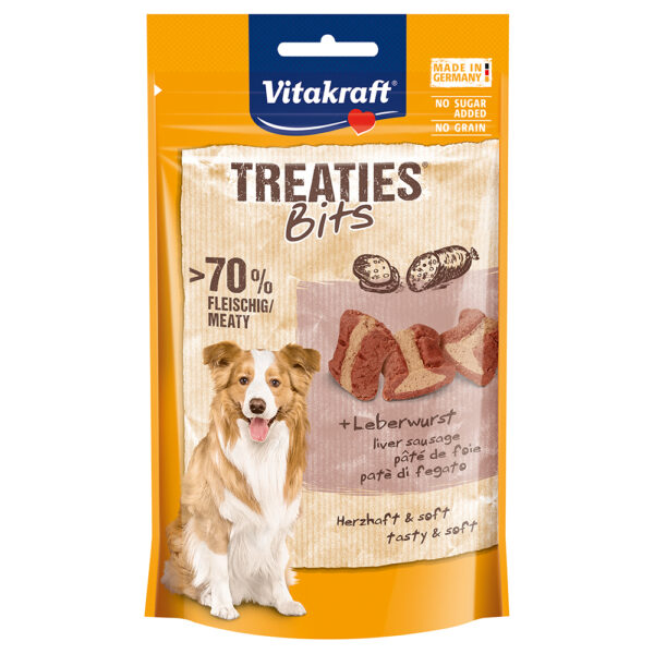 Vitakraft Treaties Bits - 120 g Leverpostei