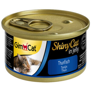 GimCat ShinyCat Jelly 6 x 70 g - Tunfisk