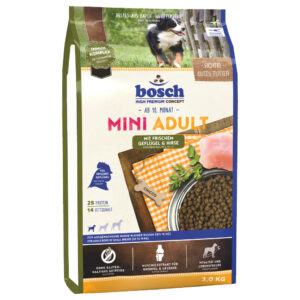 bosch Mini Adult Fjærkre & Hirse - Økonomipakke: 2 x 3 kg