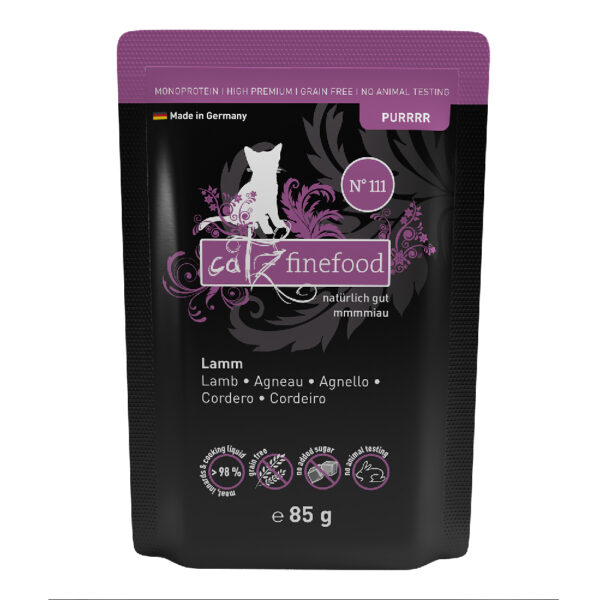 catz finefood Purrrr porsjonsposer - No. 111 Lam (8 x 85 g)