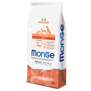 Monge Natural Superpremium laks og ris - 12 kg