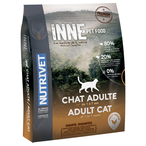 Nutrivet Inne Cat Adult - kylling - 6 kg