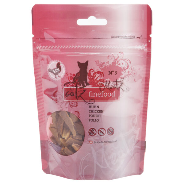 Catz finefood Meatz - Blandet pakke: 1 x N°3 Kylling 45 g & 1 x N°5 Kalv 45 g