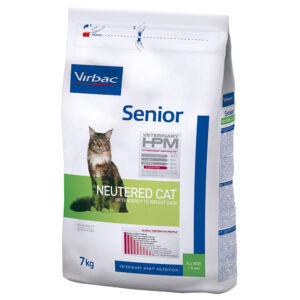 Virbac Veterinær HPM Senior Kastrert katt - 7 kg